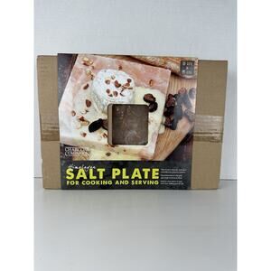 Charcoal Companion Himalayan Salt Plate for Cooking and Serving NIB